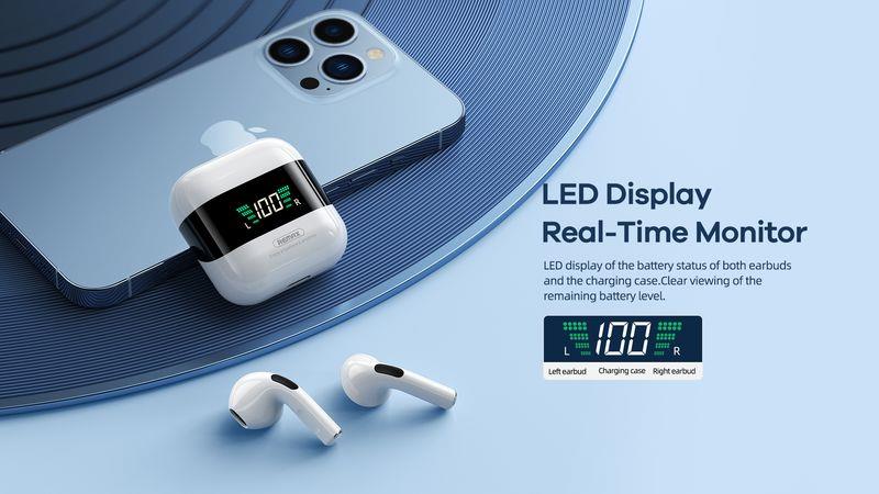 S�uchawki Bluetooth REMAX TWS-10+ WHITE / 3