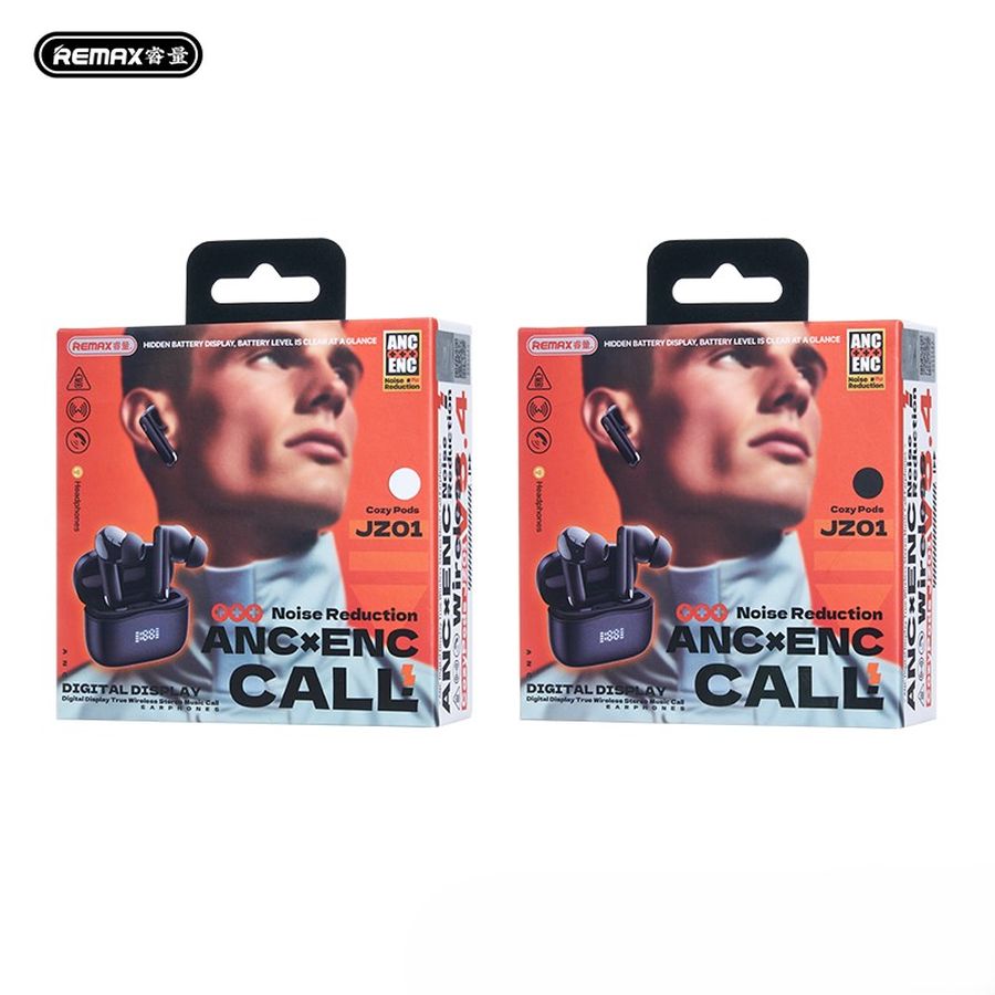 S�uchawki Bluetooth REMAX TWS JZ01 Bluetooth 5.4 ANC ENC WHITE / 6