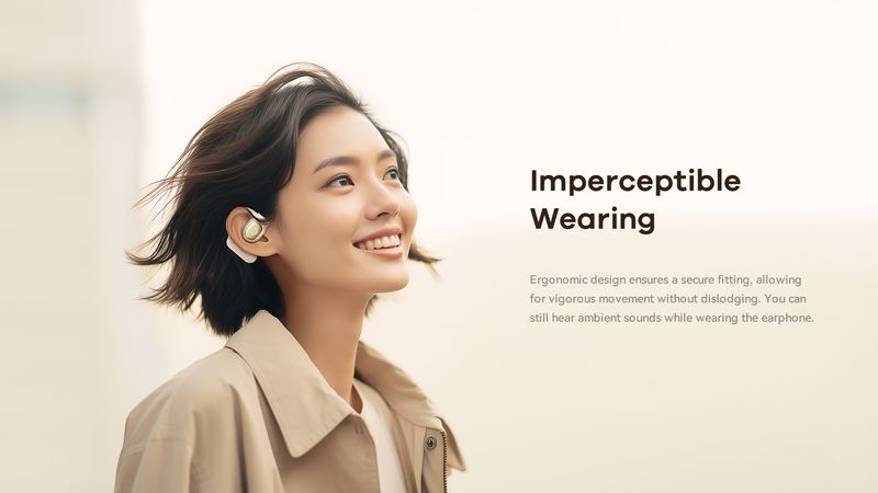 S�uchawki Bluetooth REMAX TWS P1 WHITE AIR CONDUCTION / 3