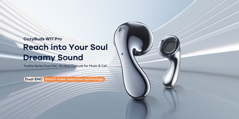 S�uchawki Bluetooth REMAX TWS W17 PRO Bluetooth 5.4 SILVER / 2