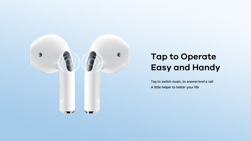 S�uchawki Bluetooth REMAX TWS W6 WHITE Bluetooth 5.3 / 3