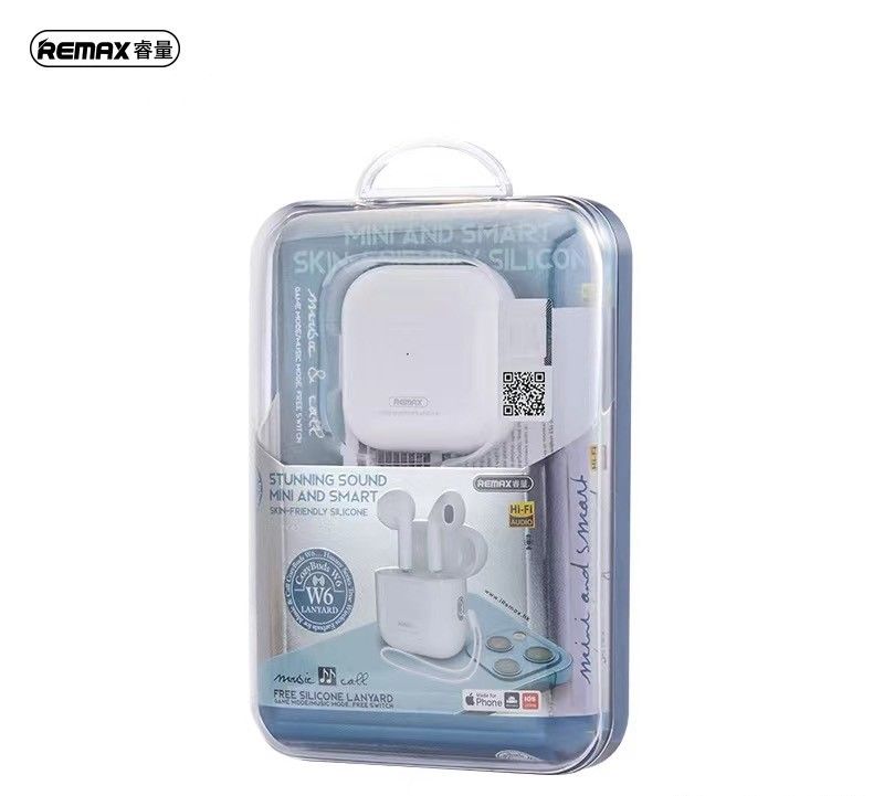 S�uchawki Bluetooth REMAX TWS W6 WHITE Bluetooth 5.3 / 5