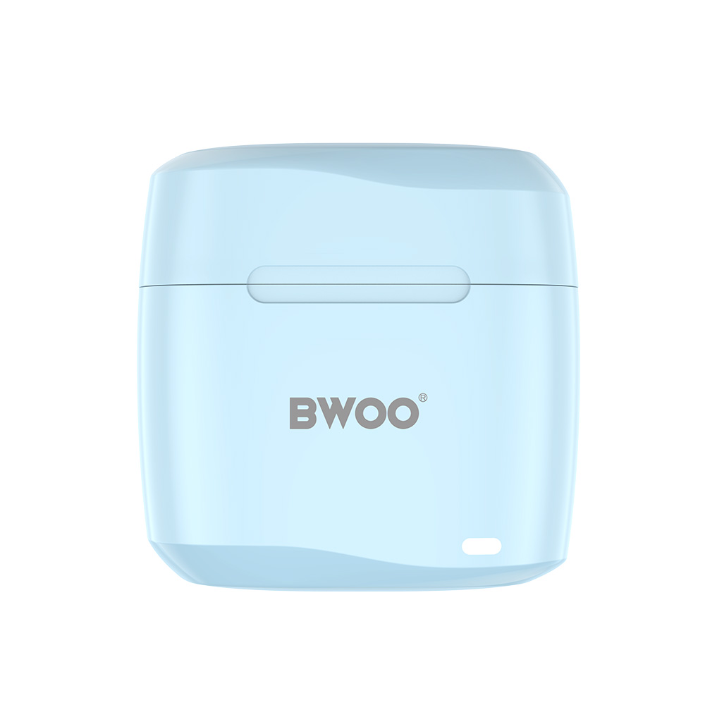 S�uchawki douszne bezprzewodowe bluetooth BWOO TWS do telefonu niebieskie Oppo Reno 13FS 5G / 2