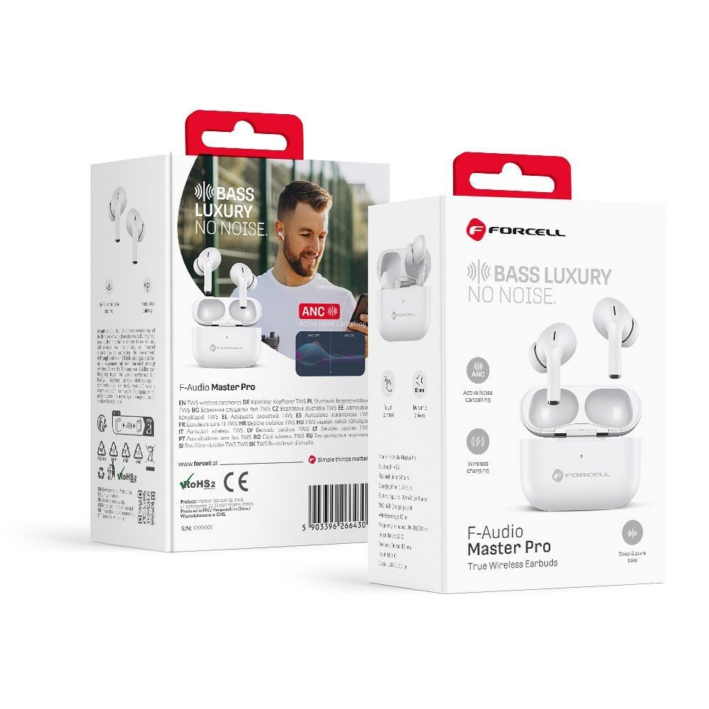 S�uchawki douszne dokana�owe TWS z mikrofonem redukcj� ha�asu bezprzewodowe bluetooth ANC bia�e Samsung Galaxy Z Fold 7 / 6