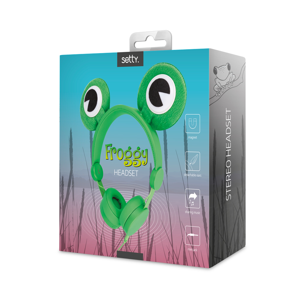 S�uchawki nauszne przewodowe Setty Froggy / 2