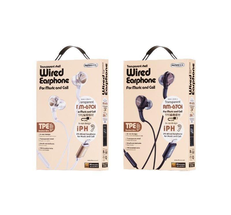 S�UCHAWKI REMAX RM-670i BLACK / 3