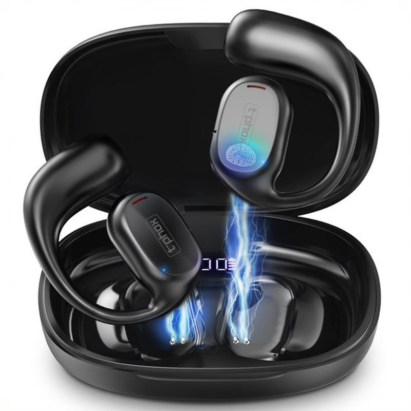 S�UCHAWKI T-PHOX TWS B66 Bluetooth BLACK