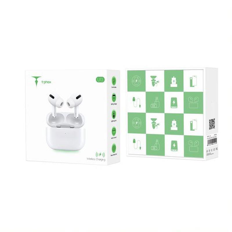 S�UCHAWKI T-PHOX TWS U13 Bluetooth WHITE / 4