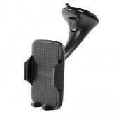 Uchwyt samochodowy Forever mocowany do szyby z przyssawk�  regulowany dla telefonu czarny do Samsung Galaxy A07 4G