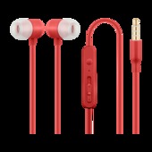ACME EUROPE S�uchawki przewodowe douszne z mikrofonem HE21R czerwone do SAMSUNG ZV50