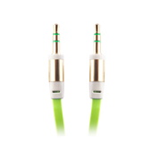 adaptery s�uchawkowe Adapter 3,5 audio cable/3.5 aux cable zielony