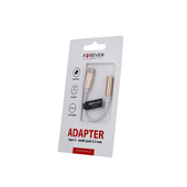 Adapter Forever type-C / audio jack 3,5 mm z�oty do SAMSUNG ZV50
