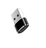 Adapter typ-C do USB czarny woreczek