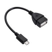 Akyga adapter z kablem AK-AD-09 micro USB B (m) / USB A (f) OTG 15cm do SAMSUNG ZV50
