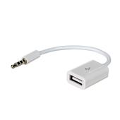 Akyga adapter z kablem AK-AD-24 USB A (f) / mini Jack (m) 15cm do SAMSUNG ZV50
