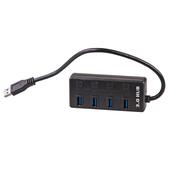Akyga Hub USB AK-AD-33 aktywny USB A (m) / 4x USB A (f) wy��czniki ver. 3.0 15cm do SAMSUNG ZV50