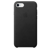 Pokrowiec Apple iPhone 8/7 Leather Case czarny do Apple iPhone 8