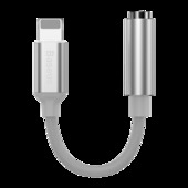 Baseus adapter L3.5 8-pin do jack 3,5mm srebrny do SAMSUNG ZV50