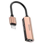 Baseus adapter L52 8-pin do 2x8-pin/jack 3,5mm z�oty do SAMSUNG ZV50