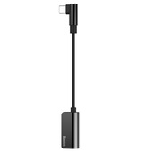 adaptery inne Baseus adapter USB L45 typ-C do USB typ-C / mini-jack (3,5 mm) czarny