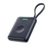 Baseus EnerFill FW11 Przeno�na �adowarka Bezprzewodowa do Apple Watch z Wbudowanym Kablem 5W Czarny