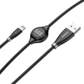 Baseus kabel Big Eye (8-pin | 1 m) czarny do SAMSUNG ZV50