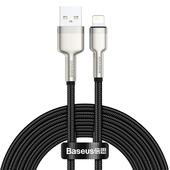 Baseus kabel Cafule Metal USB - Lightning  2,4A 2,0 m czarny do SAMSUNG ZV50