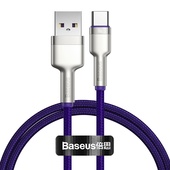 Baseus kabel Cafule Metal USB - USB-C 40W 1,0 m fioletowy do SAMSUNG ZV50