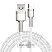 Baseus kabel Cafule Metal USB - USB-C 40W 2,0 m bia�y do SAMSUNG ZV50