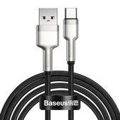 Baseus kabel Cafule Metal USB - USB-C 40W 2,0 m czarny do SAMSUNG ZV50