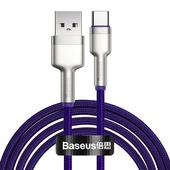 Baseus kabel Cafule Metal USB - USB-C 40W 2,0 m fioletowy do SAMSUNG ZV50