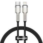 Baseus kabel Cafule Metal USB-C - Lightning  20W 0,25 m czarny
