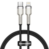 Baseus kabel Cafule Metal USB-C - Lightning  20W 0,25 m czarny do SAMSUNG ZV50