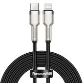 Baseus kabel Cafule Metal USB-C - Lightning  20W 2,0 m czarny