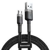 Baseus kabel Cafule (micro | 2 m) szaro-czarny 1,5A do SAMSUNG ZV50