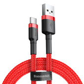 Baseus kabel Cafule USB - USB-C 3m 2A czerwony