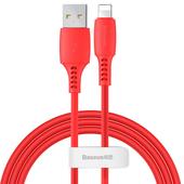 Baseus kabel Colourful (8-pin | 1,2 m) czerwony 2,4A do SAMSUNG ZV50