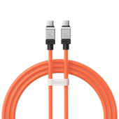Baseus kabel CoolPlay USB-C - USB-C 1m 100W pomaraczowy