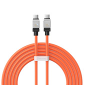 Baseus kabel CoolPlay USB-C - USB-C 2m 100W pomaraczowy