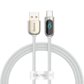 Baseus kabel Display USB - USB-C 5A 1,0 m bia�y do SAMSUNG ZV50