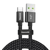 Baseus kabel Double Fast USB na typ-C 5A czarny