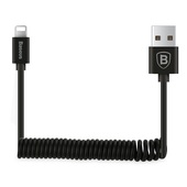 Baseus kabel Elastic 8-pin czarny do SAMSUNG ZV50