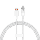 Baseus kabel Explorer USB - USB-C 1,0m bia�y z kontrol� temperatury 100W do SAMSUNG ZV50