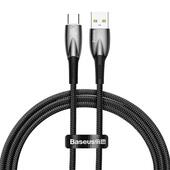 Baseus kabel Glimmer USB - USB-C 1,0m czarny 100W do SAMSUNG ZV50