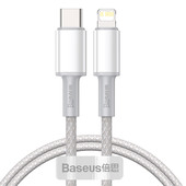Baseus kabel High Density PD USB-C - Lightning 1,0 m 20W biay