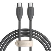 Baseus kabel Jelly Liquid PD USB-C - USB-C 1,2 m czarny 100W do SAMSUNG ZV50
