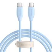 Baseus kabel Jelly Liquid PD USB-C - USB-C 1,2 m niebieski 100W do SAMSUNG ZV50