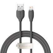 Baseus kabel Jelly Liquid USB - Lightning 1,2 m 2,4A czarny do SAMSUNG ZV50