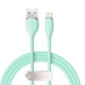 Baseus kabel Jelly Liquid USB - Lightning 1,2 m 2,4A zielony do SAMSUNG ZV50
