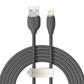 Baseus kabel Jelly Liquid USB - Lightning 2 m 2,4A czarny do SAMSUNG ZV50